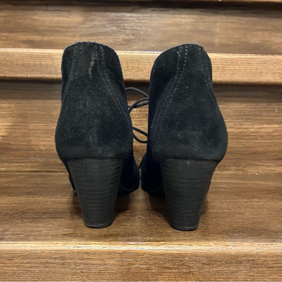 Aldo Black Suede Lace-up Ankle Booties. Women’s‎ size US 7.5 /EU 8 - Picture 6 of 10